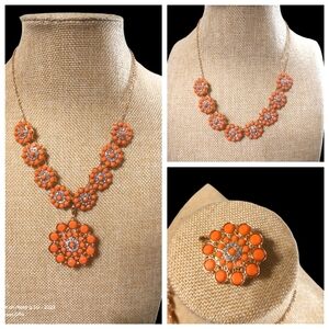 Lot Of 10 New In Bag Premier Designs Jewelry Peachy Keen Necklace